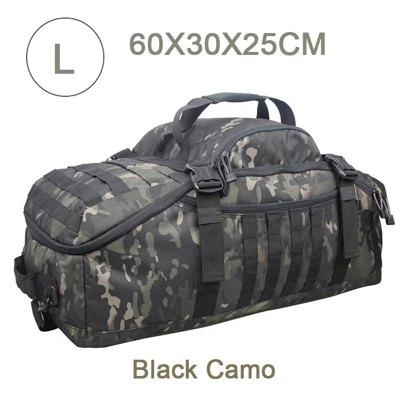 45L–80L MOLLE Camping Backpack | Large Capacity Hiking & Travel Rucksack