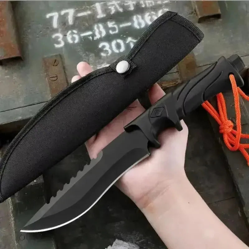 Fixed Blade Outdoor Utility Knife | 9.8cm Stainless Steel Blade