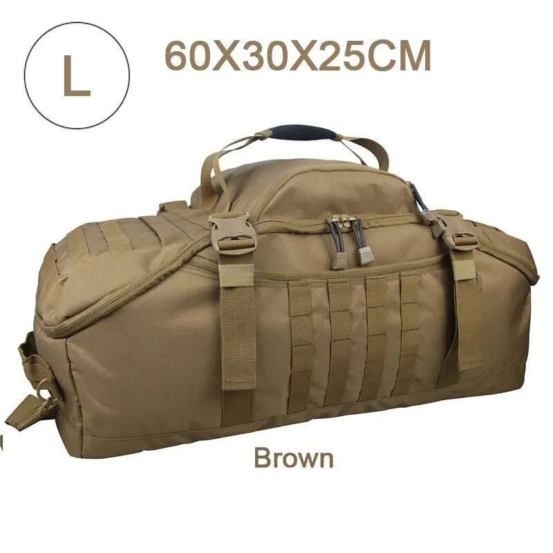 45L–80L MOLLE Camping Backpack | Large Capacity Hiking & Travel Rucksack