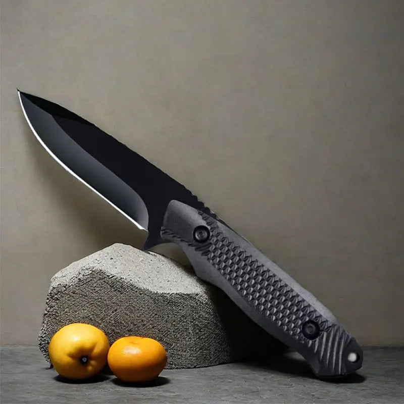 Portable Fixed Blade Utility Knife with Sheath | 9.2cm Steel Blade