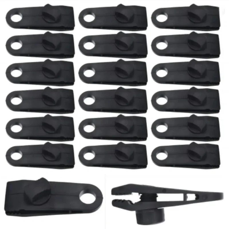 Heavy-Duty Locking Tarp Clips | 5–20 Pack