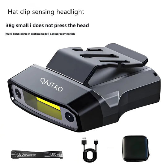 Rechargeable Hat Clip Light | 180LM Sensor LED Camping & Work Light