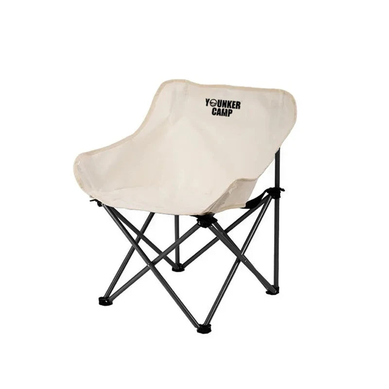 Portable Folding Moon Chair | Padded Camping & Outdoor Chair