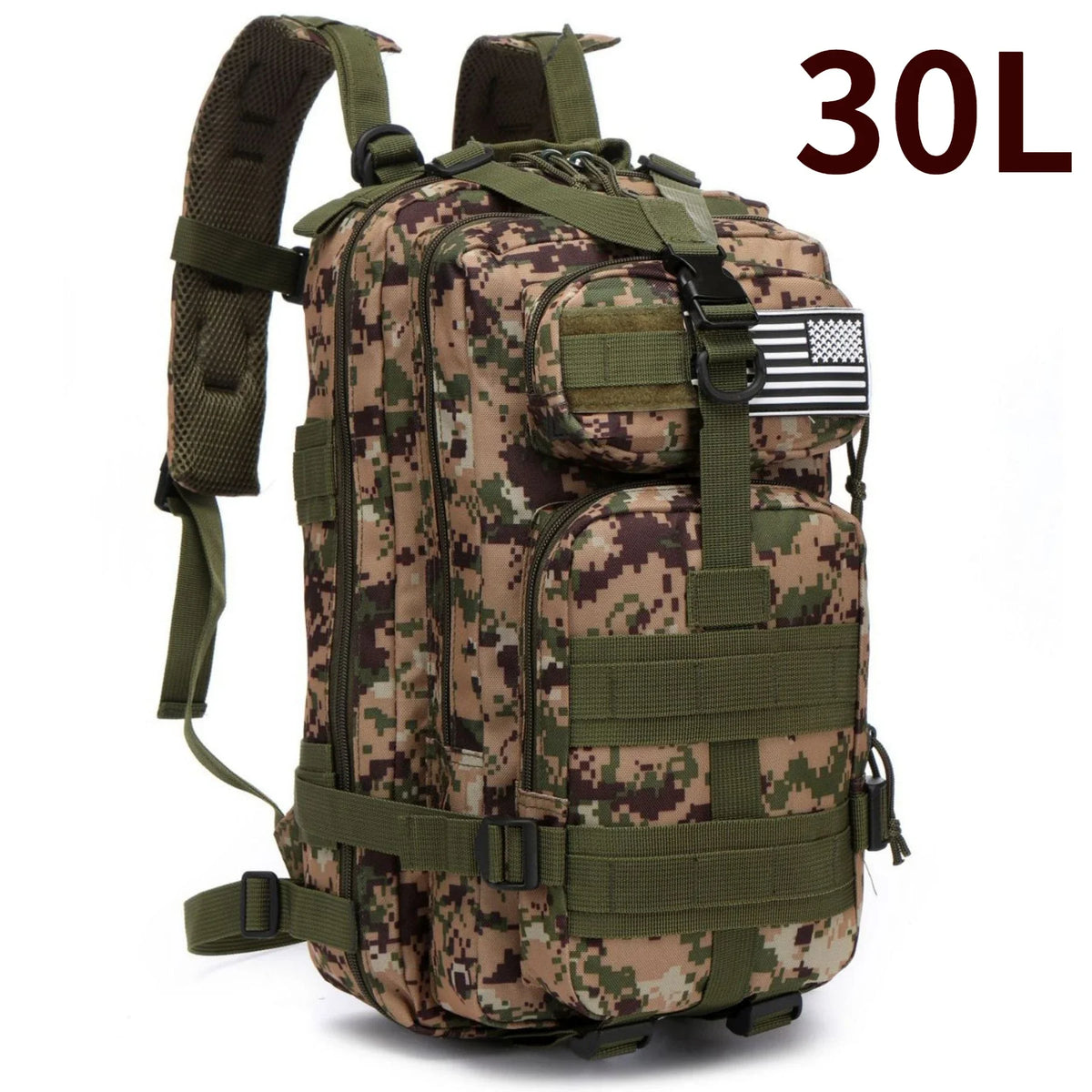 Thuram 30L/50L Outdoor Backpack | 1000D Nylon Hiking & Camping Pack
