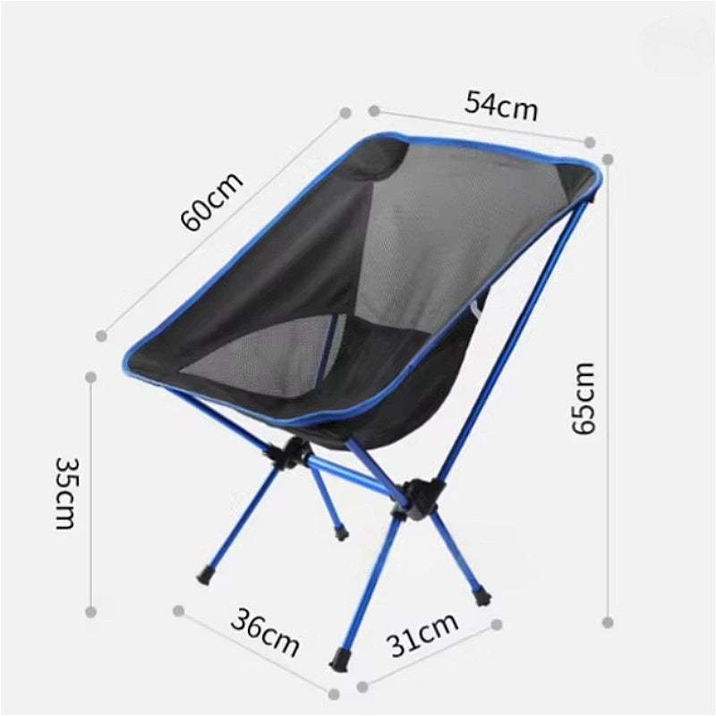 Ultralight Aluminium Folding Camping Chair | 159kg Capacity