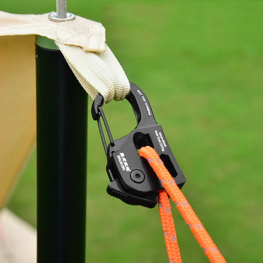Self-Locking Aluminium Tent Rope Tensioner | S, M & L Sizes