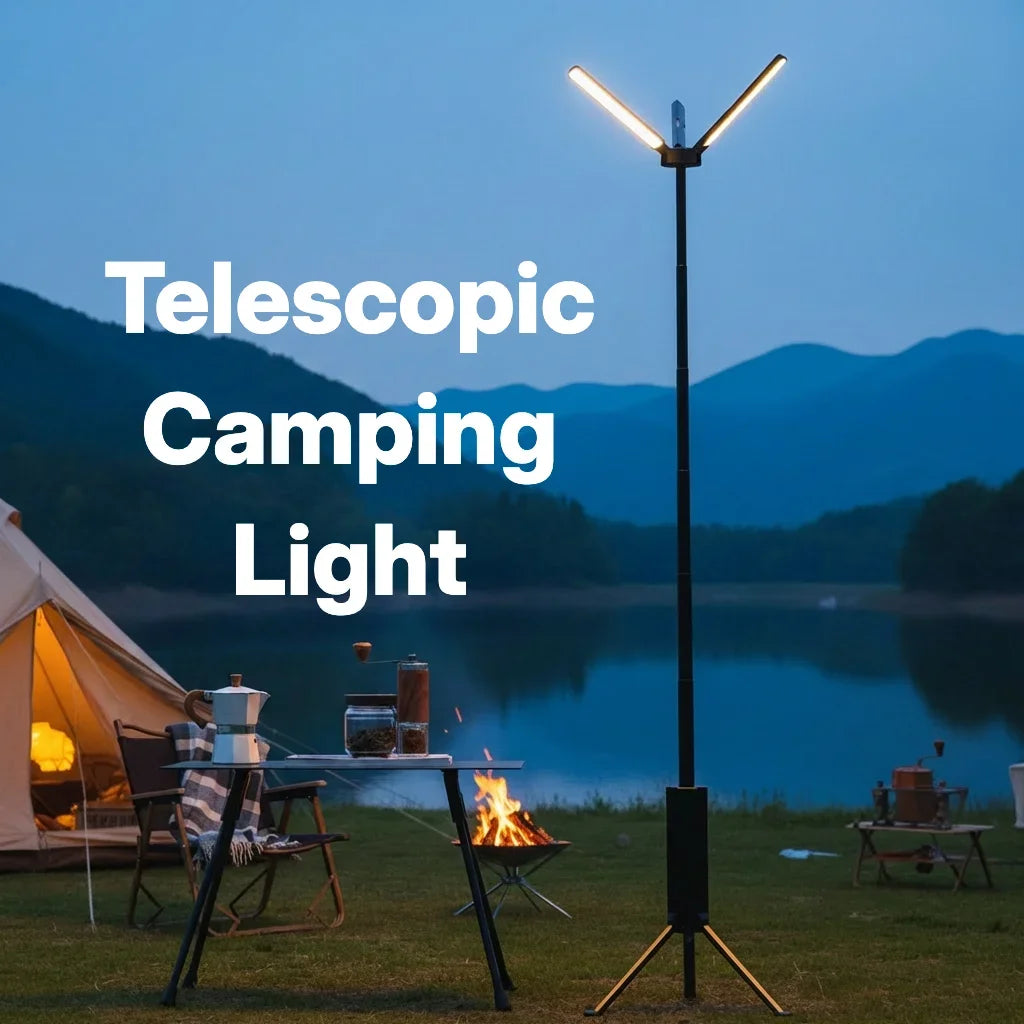 15600mAh Telescopic Camping Lantern | 3000LM Rechargeable LED Area Light