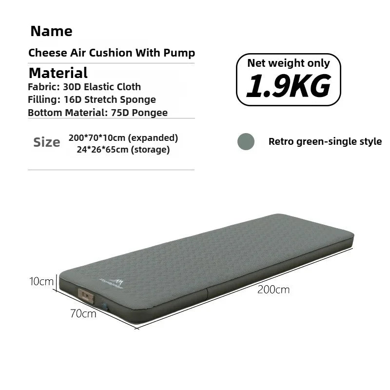 MOUNTAINHIKER 10cm Self-Inflating Camping Mattress | Single & Double